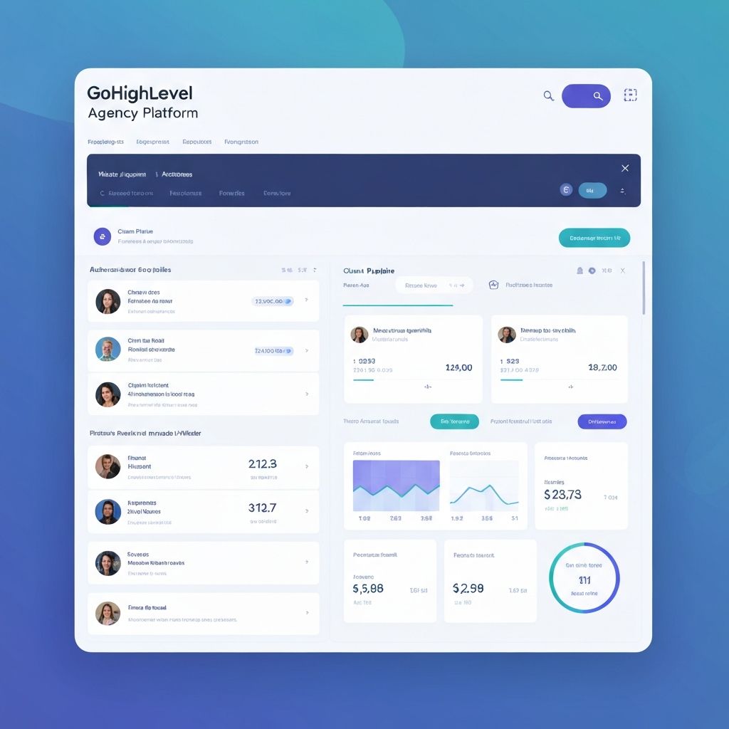 GoHighLevel dashboard